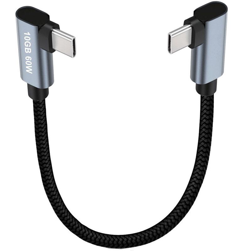 10GB 4K 60HZ Type-C Extension Cable, PD60W Male-to-Male USB-C 3.2 Gen2 High-Speed Data Cable