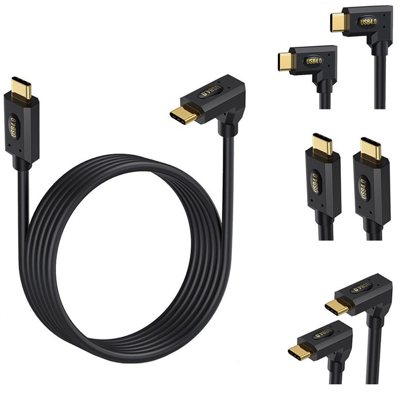 USB4 Type-C Data Cable, Suitable for iPhone 15 Pro, Compatible with Thunderbolt 40G Fast Charging, 8K Screen Mirroring Cable, PD 240W 