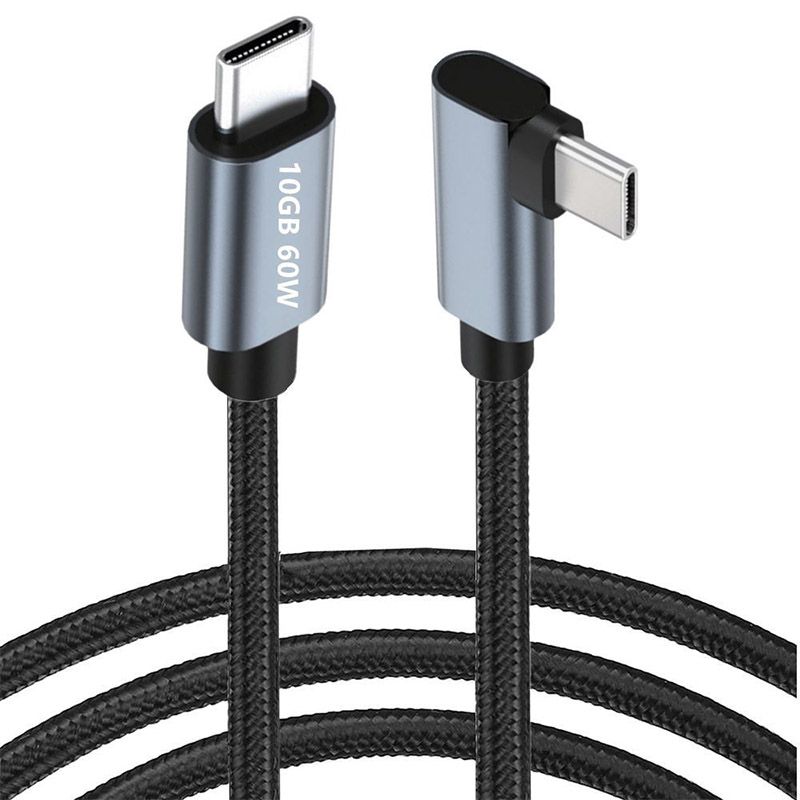 10GB 4K 60HZ Type-C Extension Cable, PD60W Male-to-Male USB-C 3.2 Gen2 High-Speed Data Cable