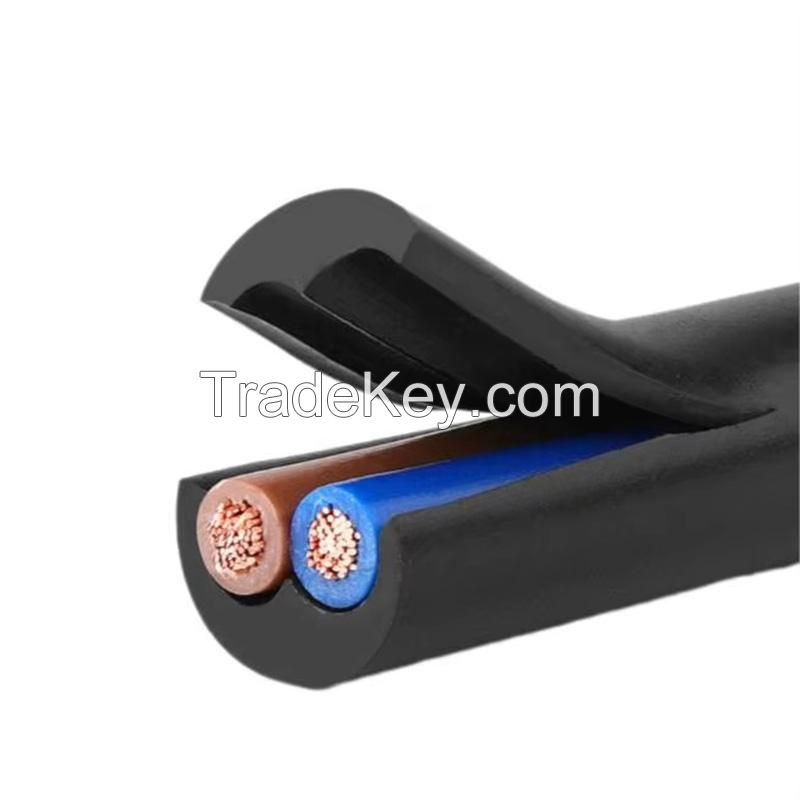 Copper Conductor Low Voltage Rubber Cable with Rubber Insulation and Sheath for Industrial Use