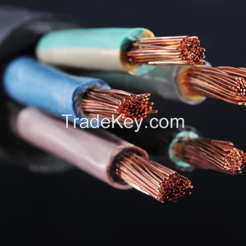 Heavy Rubber Sheathed Low Voltage 500V Cable Copper Conductor for Industrial and Construction Applications