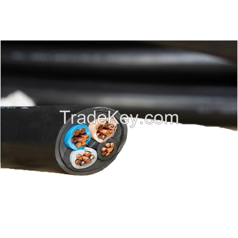 Heavy Rubber Sheathed Low Voltage 500V Cable Copper Conductor for Industrial and Construction Applications