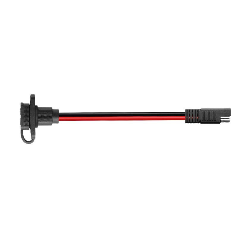 SAE New Energy Wire, 12AWG with a 30A Current, SAE Chassis Assembly Type with a Dust Cover, Solar Power Supply Wire 