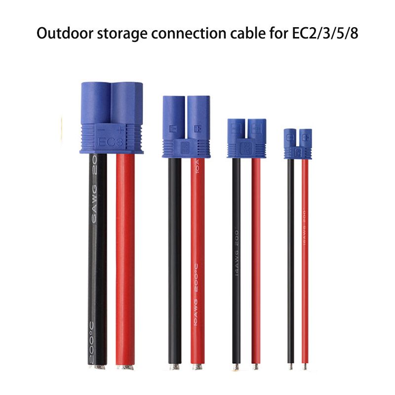 EC2 3 5 8 RC Model Connection Wire, New Energy Outdoor Emergency Battery Energy Storage, Automobile Starting Power Supply Wire 
