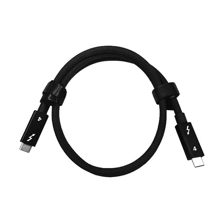 Thunderbolt Type-C4 Full-featured Data Cable, 8K Screen Mirroring USB4 Video Cable, 40Gbps High-speed Transmission Cable 