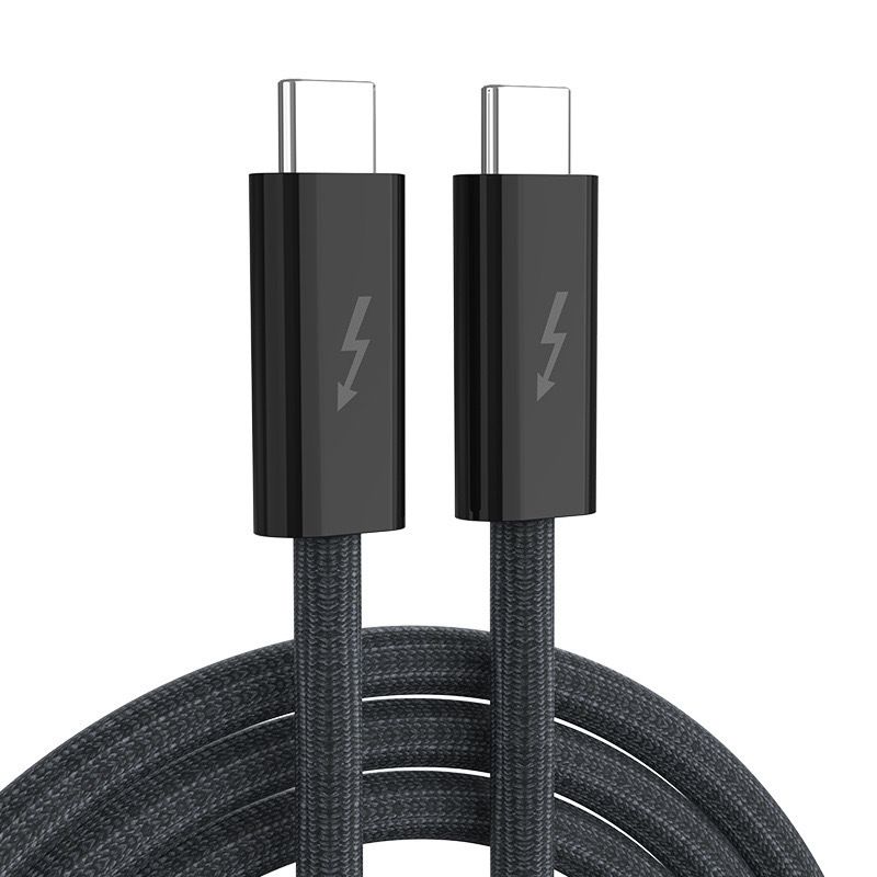 Thunderbolt Type-C4 Full-featured Data Cable, 8K Screen Mirroring USB4 Video Cable, 40Gbps High-speed Transmission Cable 