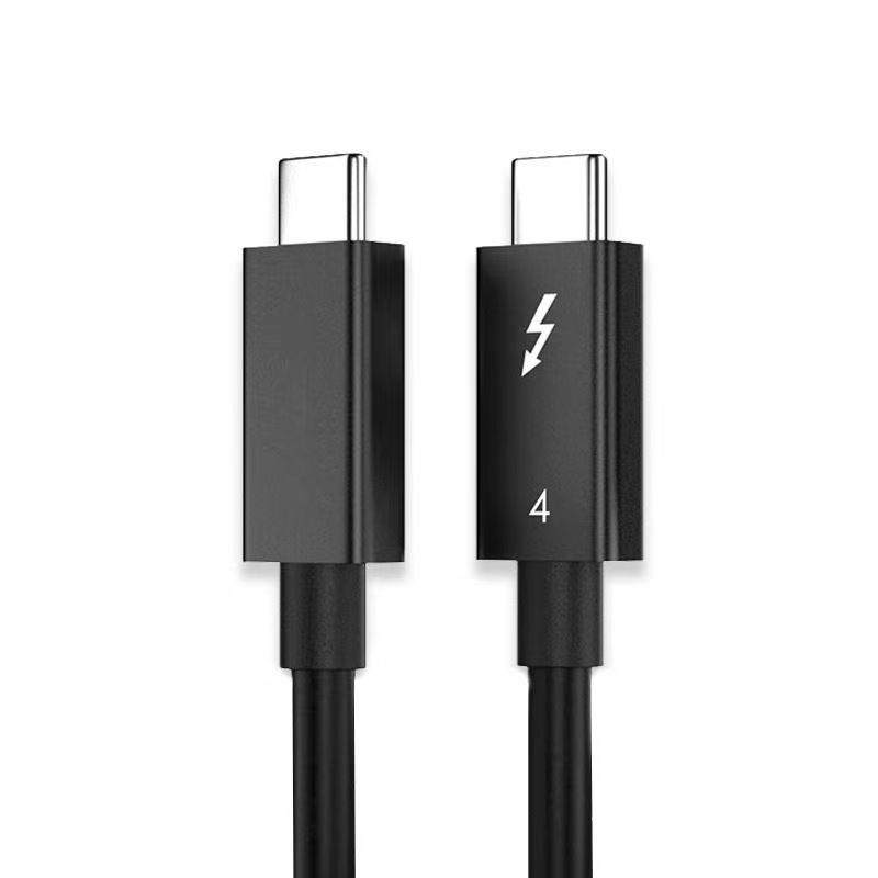 Thunderbolt Type-C4 Full-featured Data Cable, 8K Screen Mirroring USB4 Video Cable, 40Gbps High-speed Transmission Cable 