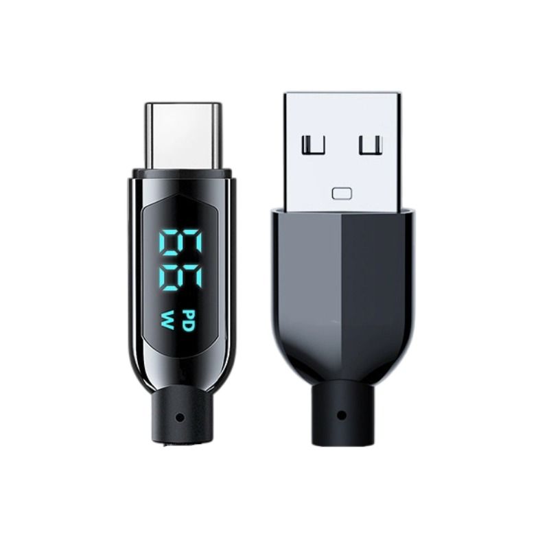 100W Dual Type-C Digital Display Data Cable for Fast Charging, Suitable for Apple and Android Phones and Laptop Charging Cable with Type-C 