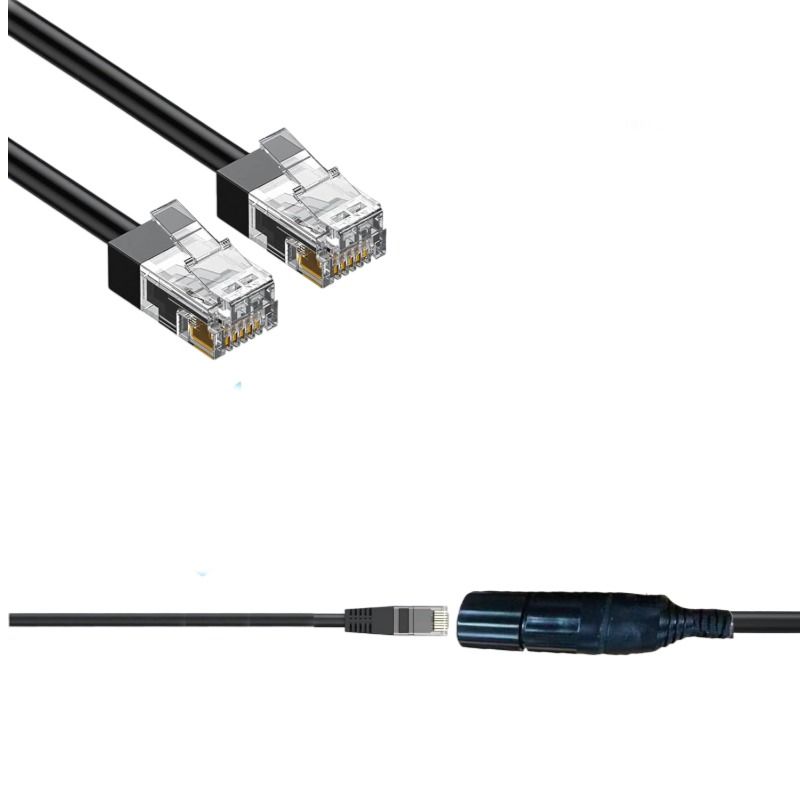 Ethernet GEN3 Third-generation RJ45 Patch Cable (a pair) 