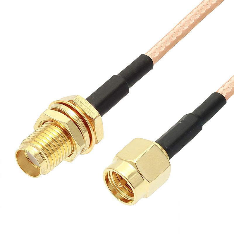 SMA-J to SMA-K RG316 Feeder Line for IoT (Internet of Things), Laser, 4G Smart Warehouse Domain Controller Coaxial Cable
