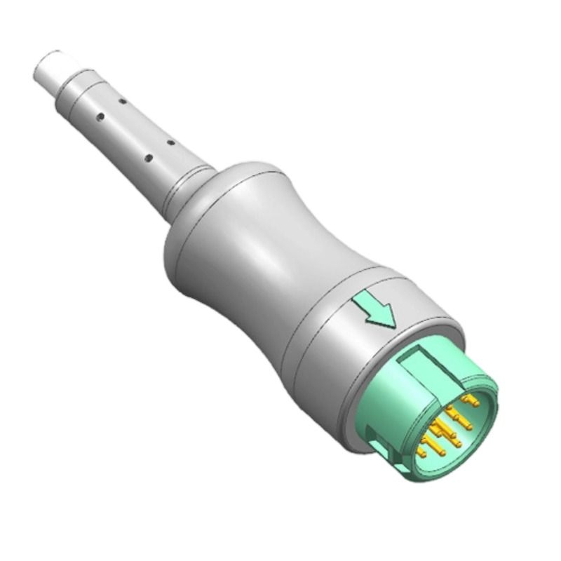 Custom OEM Smart Wearable ECG Recorder 12-Lead Holter Lead Wires for Remote Diagnosis and Telemedicine
