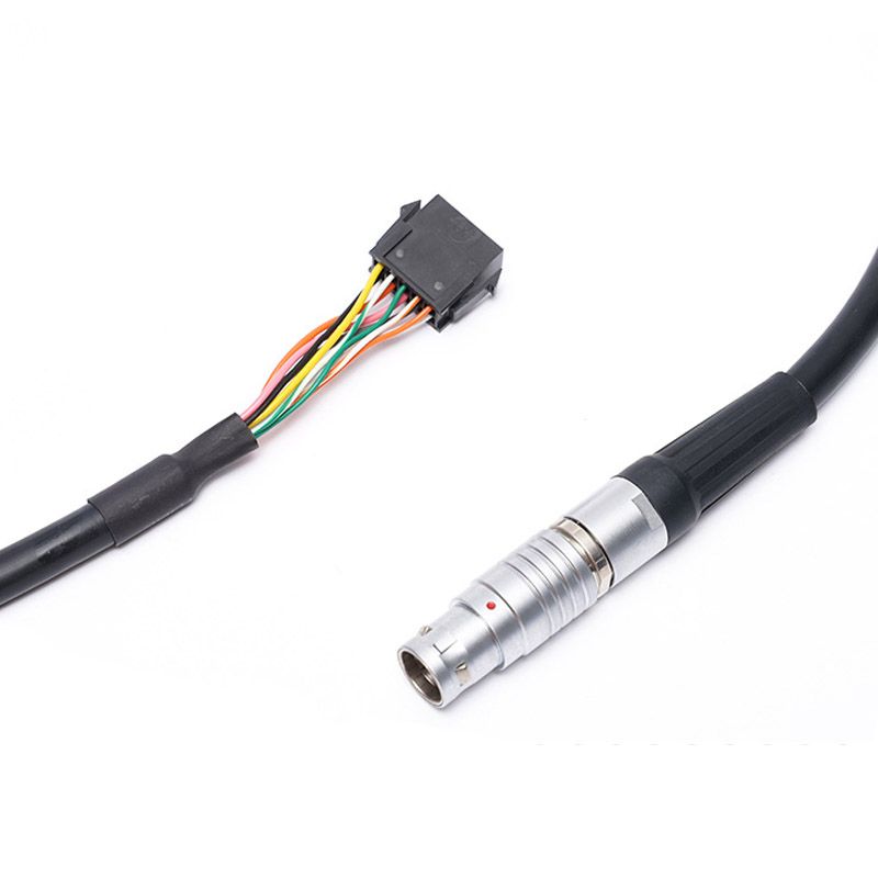 Custom Electronic Wire Harness, Electronic Ring Terminal Wire Harness, 10P Housing Terminal Connection Wire Harness