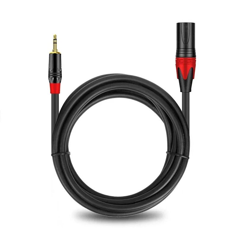 3.5mm to XLR Audio Cable - Live Streaming Sound Card Dedicated Cable, Condenser Microphone Noise-Reducing Cable, XLR Cable