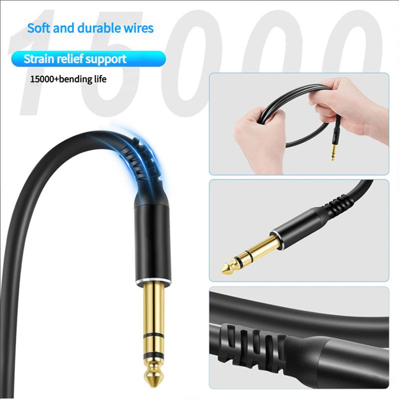 Custom 6.5mm To Xlr Male-female Balanced Cable / 6.35mm Guitar Cable To Microphone Cable For Sound Cards And Mixers