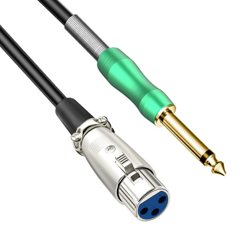 New 6.35mm to XLR Male Connection Cable - TS to XLR Microphone Extension Mixer Audio Cable