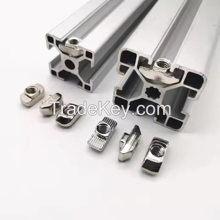 T-Nuts T slot nuts stainless steel square nuts for aluminium profiles solar panel
