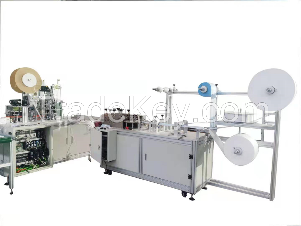 High Stability 3Ply Mask Making Plant Disposable Medical Face Mask Making Machine Automatic Mask Equipment Production Line