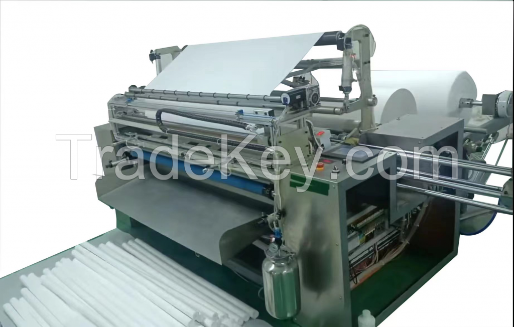Disposable Medical Cotton Absorbent Gauze Triangle Bandage Cutting and Folding Machine