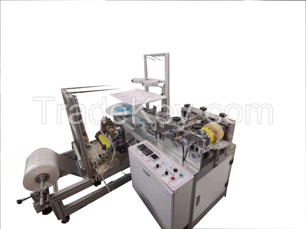 Factory Supply Hot Sale Medical Disposable Intelligent Automatic Pe Film Plastic Nonwoven Shoe Cover Making Machine for Plant