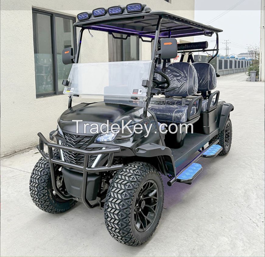 2/4/6/8 Seats Metal Steel Plastic Hunting Golf Cart Electric off Road Golf Carts Car Buggy Golf Scooter