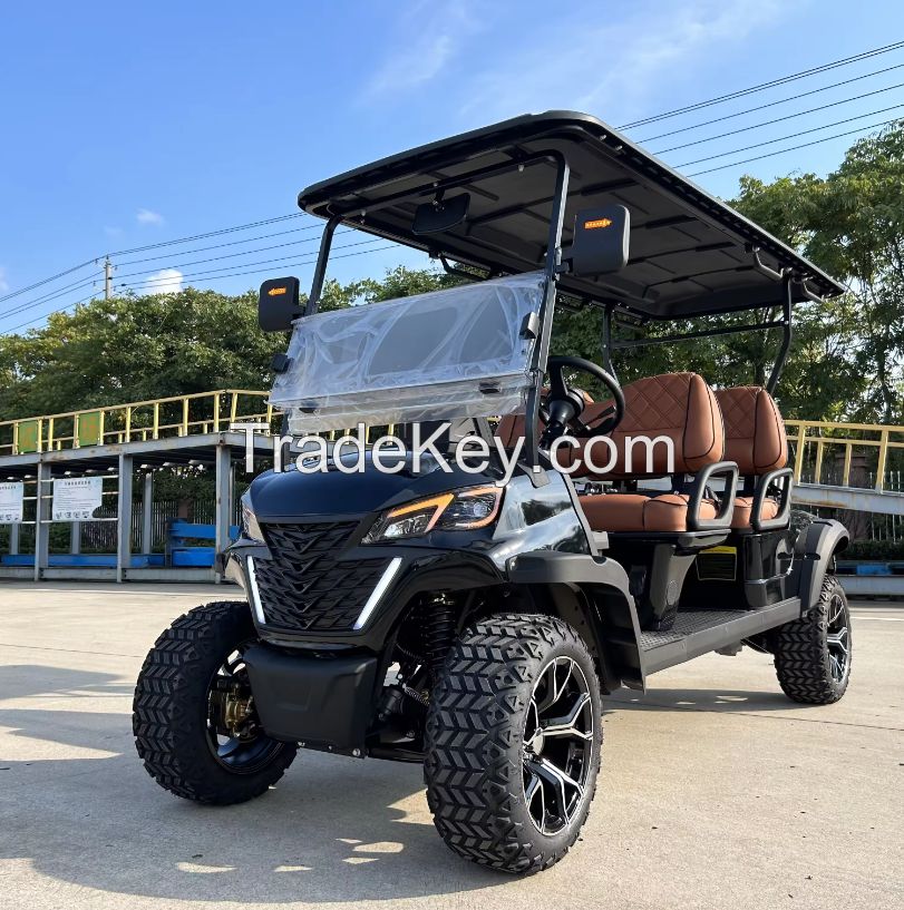 2/4/6/8 Seats Metal Steel Plastic Hunting Golf Cart Electric off Road Golf Carts Car Buggy Golf Scooter
