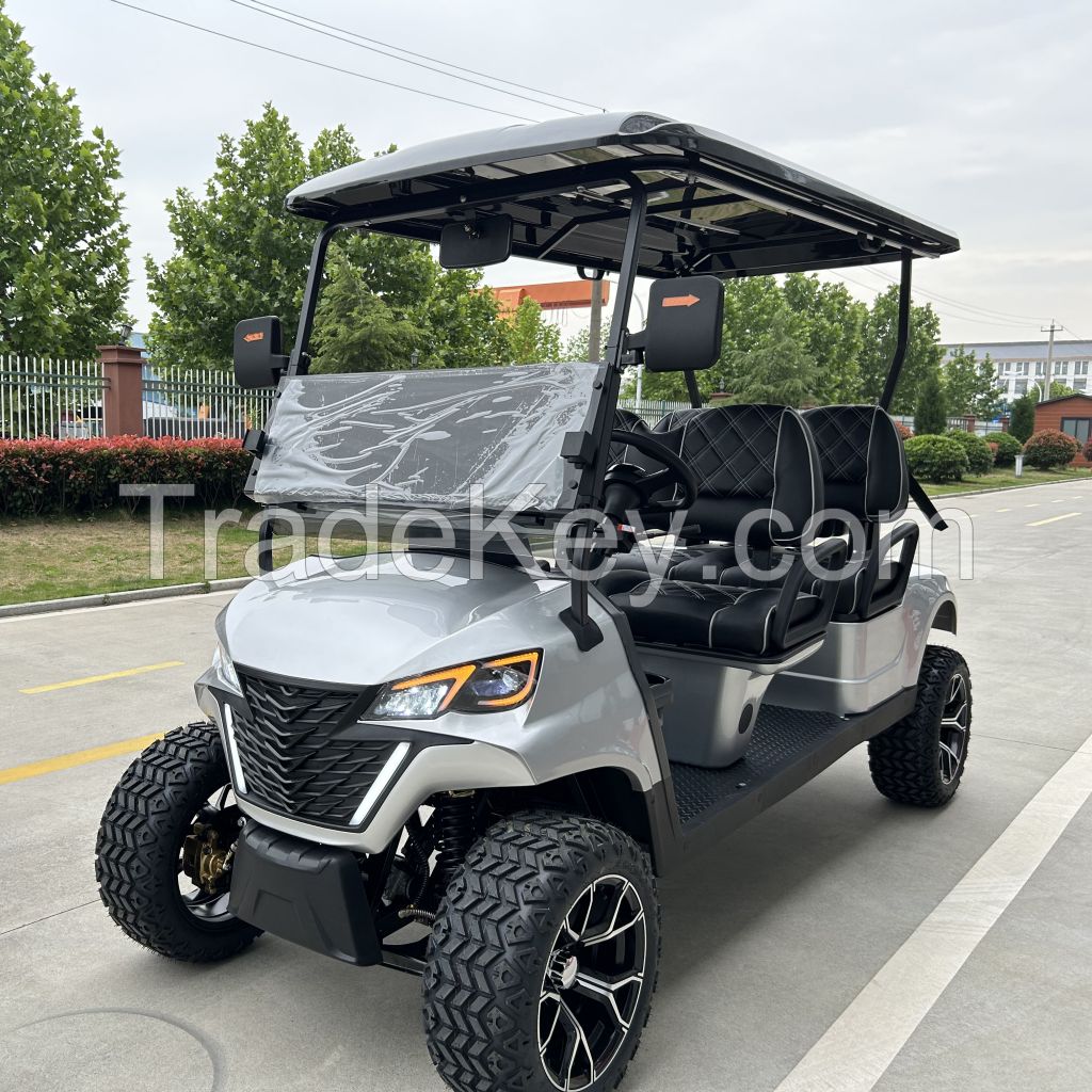 2/4/6/8 Seats Metal Steel Plastic Hunting Golf Cart Electric off Road Golf Carts Car Buggy Golf Scooter