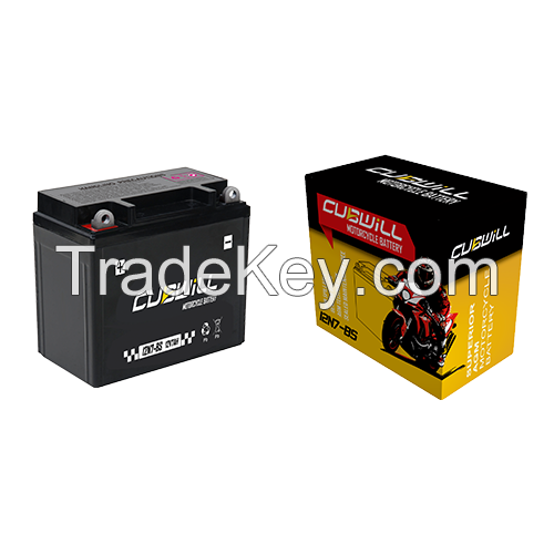 12N7-BS 12V 7ah AGM Motorcycle battery bateria para moto