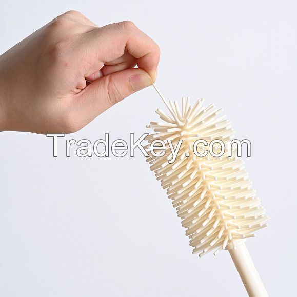 Baby Bottle Cleaning Brush Nipple Brush PE Box Packaging Ready to Ship Various Colors to Choose