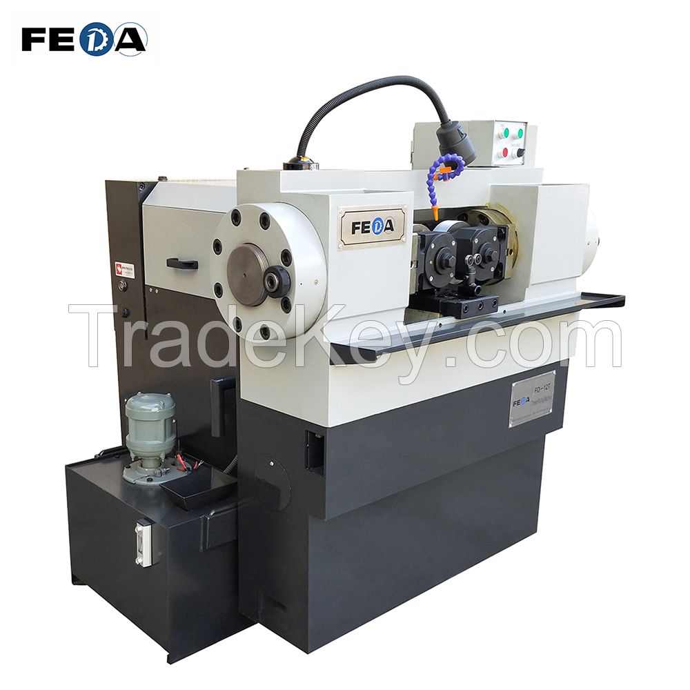 FD-12T tube nuts thread rolling machine set screw making machine threaded rods making machine
