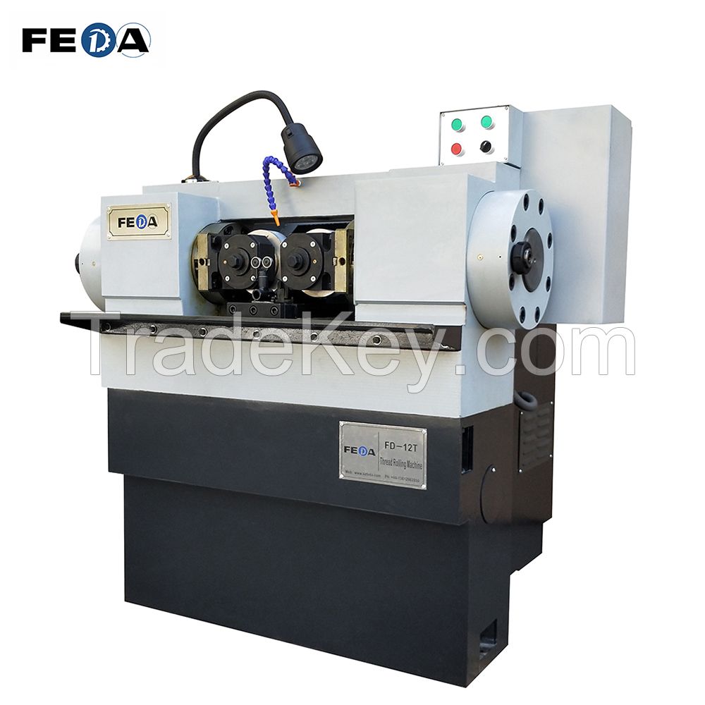 FD-12T tube nuts thread rolling machine set screw making machine threaded rods making machine