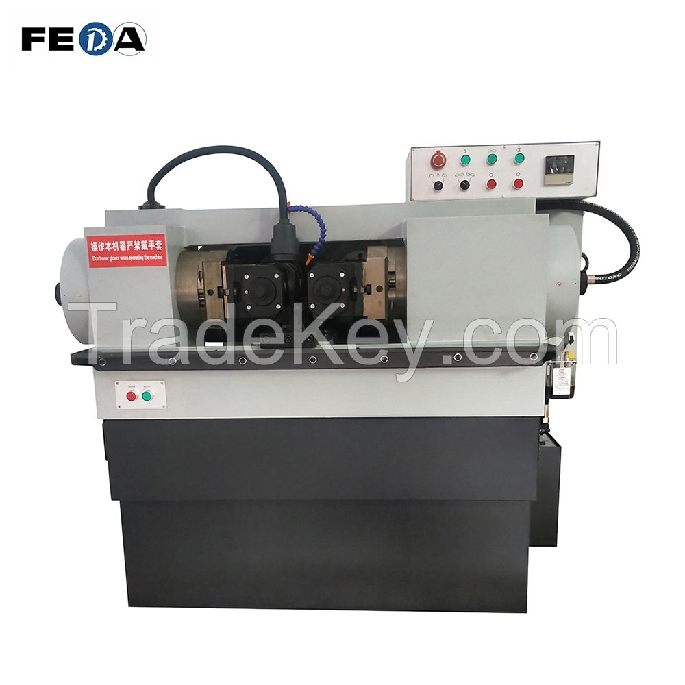 FD-15T tube thread making machine thread rolling machine for e27 lamp caps nipple pipe threading machine