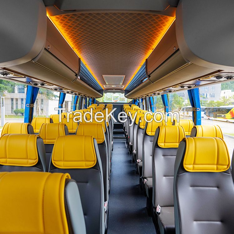 new luxury diesel automatic 12m 65+1 seats euro 3/4/5/6 coach bus passenger bus price for sale