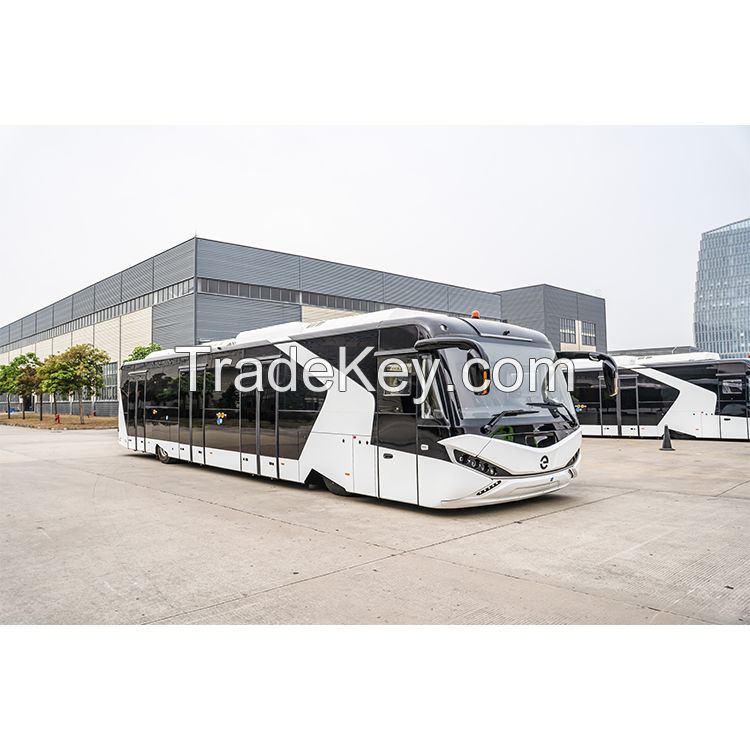 14m Multiple Doors diesel Manual Airport Passenger Bus Automatic Rhd Airport Shuttle Bus Customized Electric