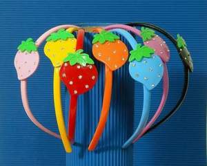 Strawberry shaped headband (for children)