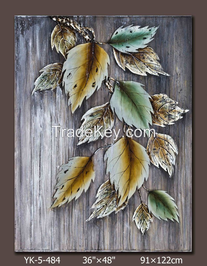 woodbox acrylic hand painting with decoration
