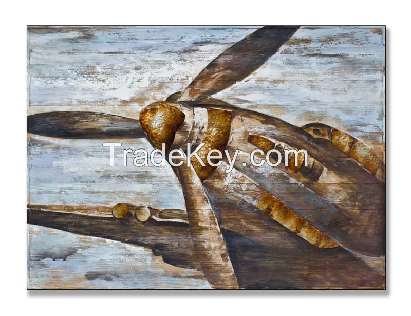 woodbox acrylic hand painting with decoration