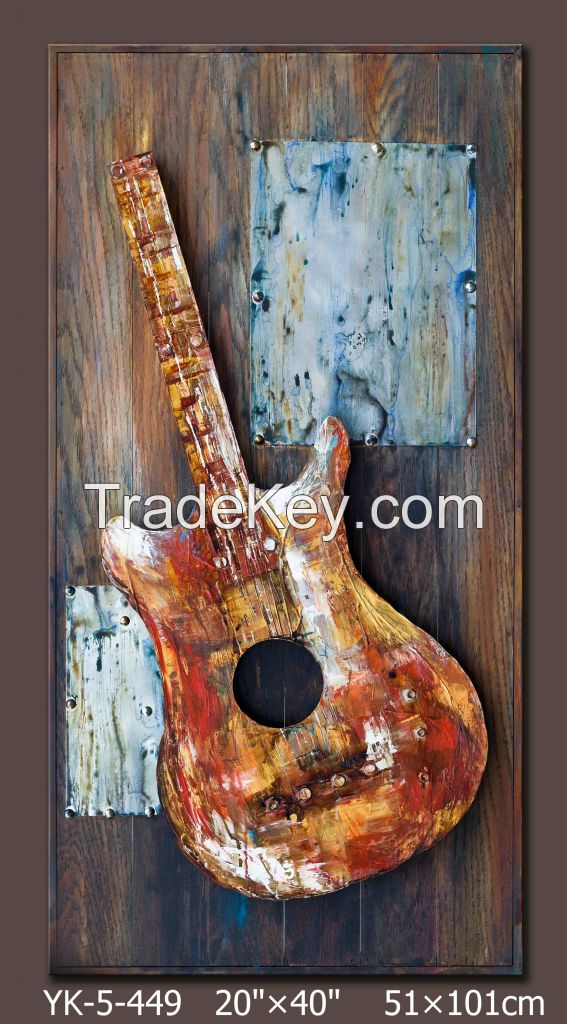 woodbox acrylic hand painting with decoration