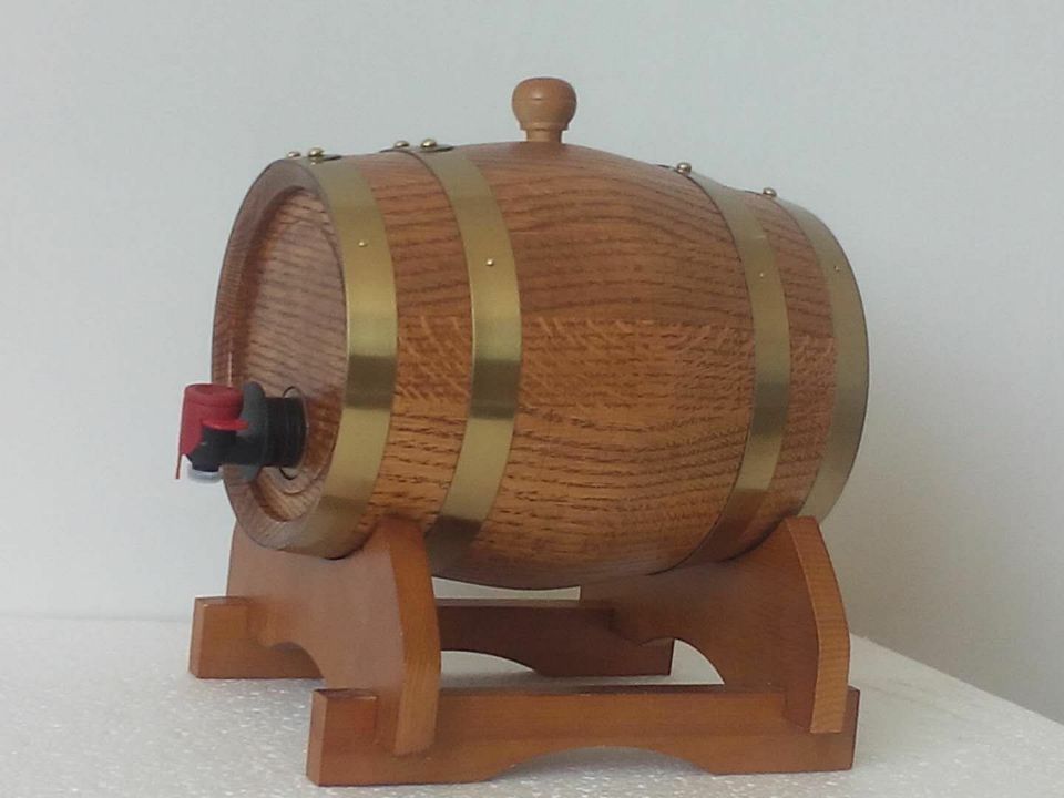 wooden wine barrel