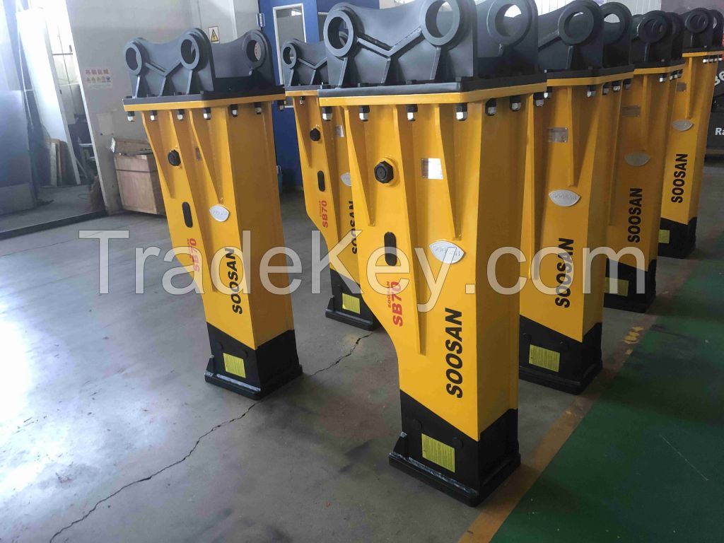 2025 SOOSA  Silence Type  Hydraulic Breakers Hammers SB70 Excavator Mini Model  Hydraulic Rock Hammer