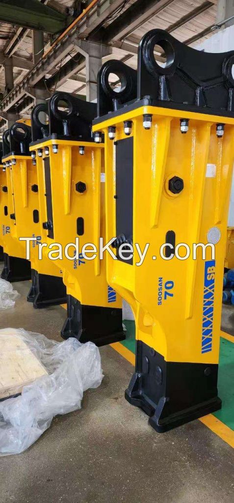 2025 SOOSA  Silence Type  Hydraulic Breakers Hammers SB70 Excavator Mini Model  Hydraulic Rock Hammer