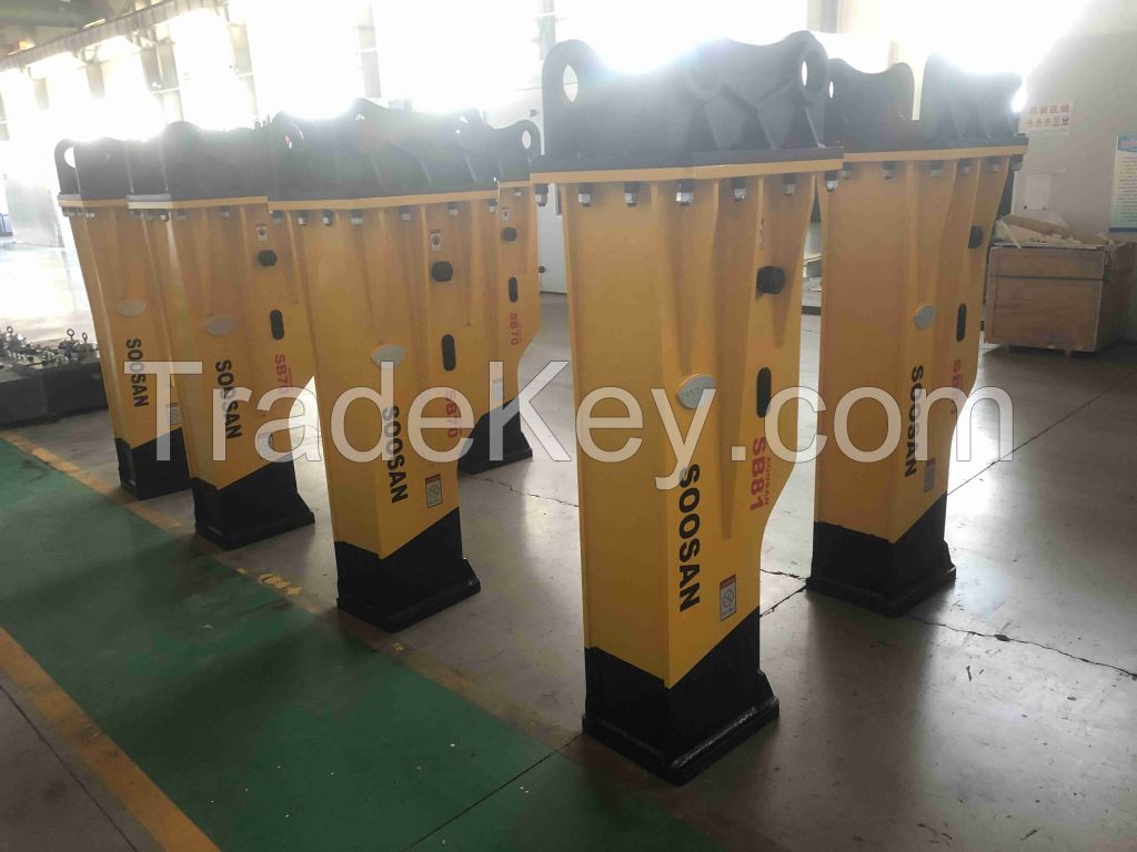 2025 SOOSA  Silence Type  Hydraulic Breakers Hammers SB70 Excavator Mini Model  Hydraulic Rock Hammer