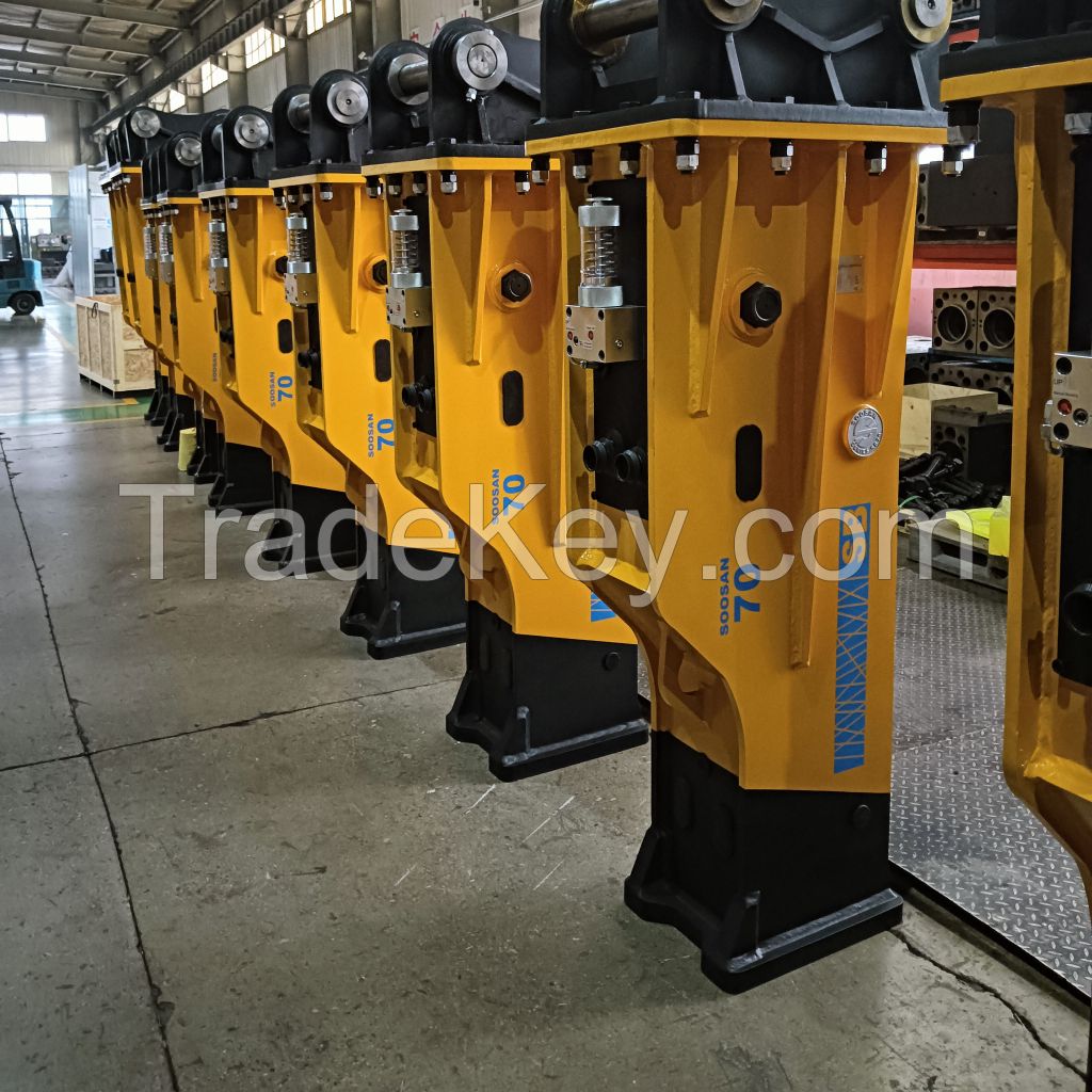 2025 SOOSA  Silence Type  Hydraulic Breakers Hammers SB70 Excavator Mini Model  Hydraulic Rock Hammer