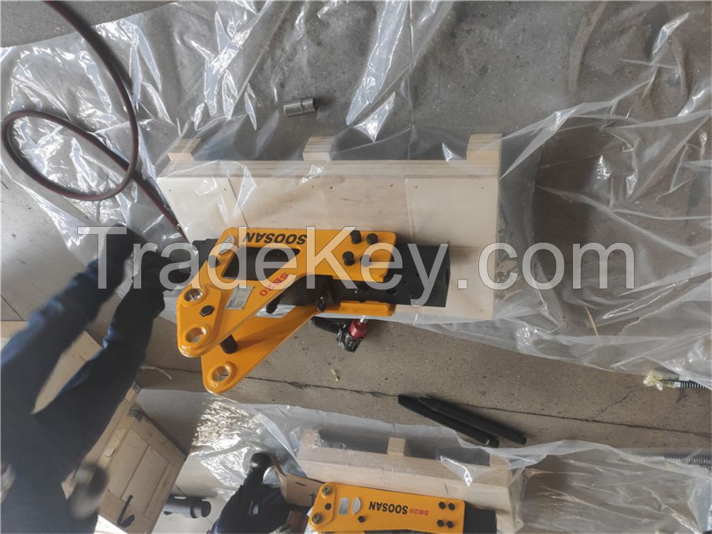 2025 soosan hydraulic rock breaker SB20 top type for excavator / broken hammer/hydraulic hammer/40-55tons excavator