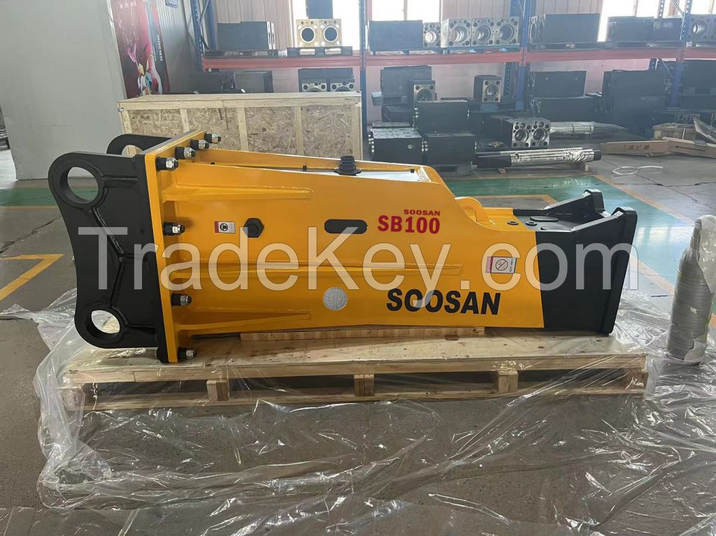 SOOSAN Hydraulic Breaker SB100  Box Type Suitable for Excavators with 25-30 Ton