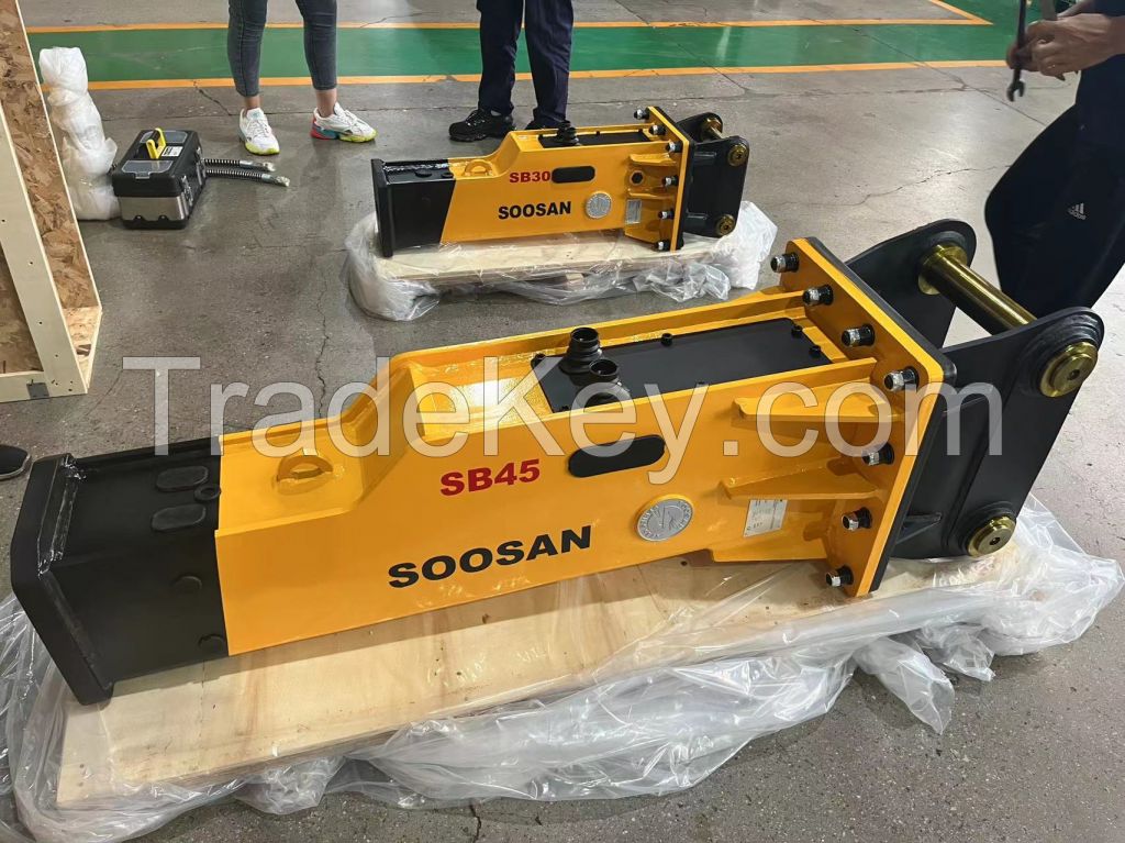 SB45 New Condition Side Type Hydraulic Breaker for Construction Mining Engine Breaker Hammer Essential Including Chisel Motor