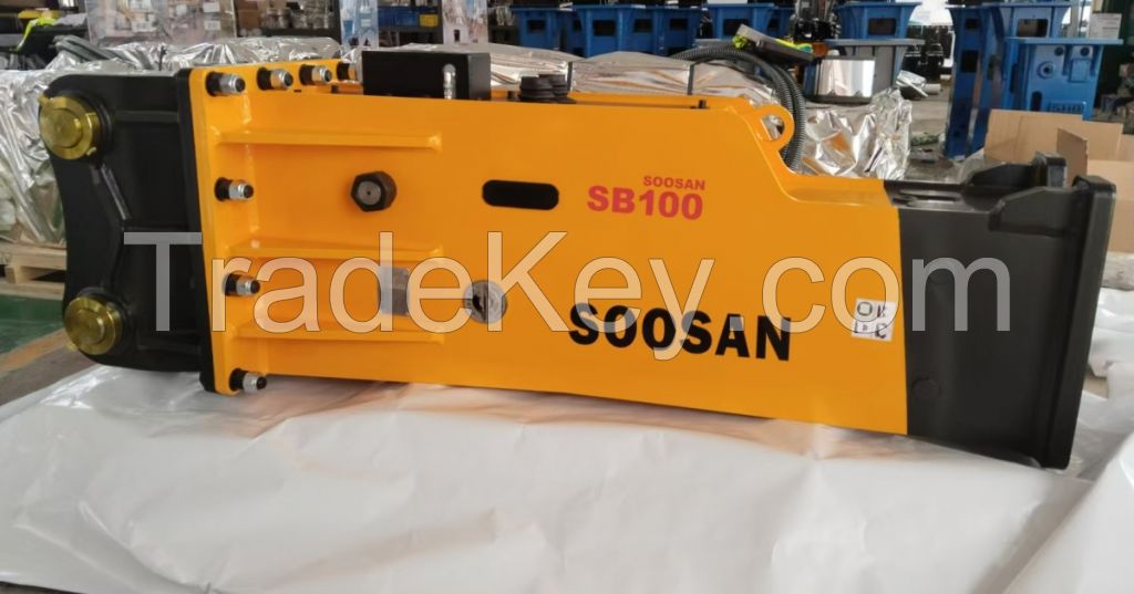 SOOSAN Hydraulic Breaker SB100  Box Type Suitable for Excavators with 25-30 Ton
