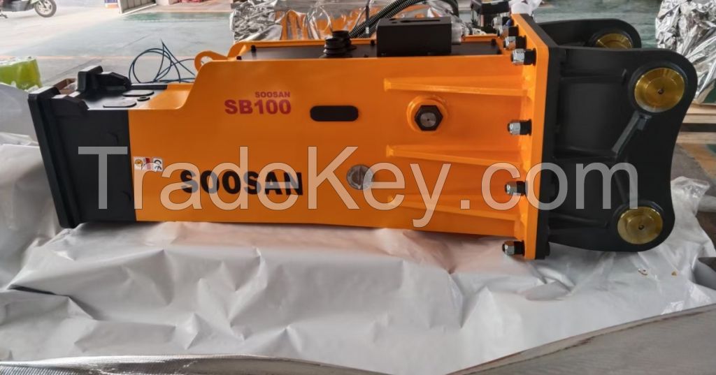 SOOSAN Hydraulic Breaker SB100  Box Type Suitable for Excavators with 25-30 Ton