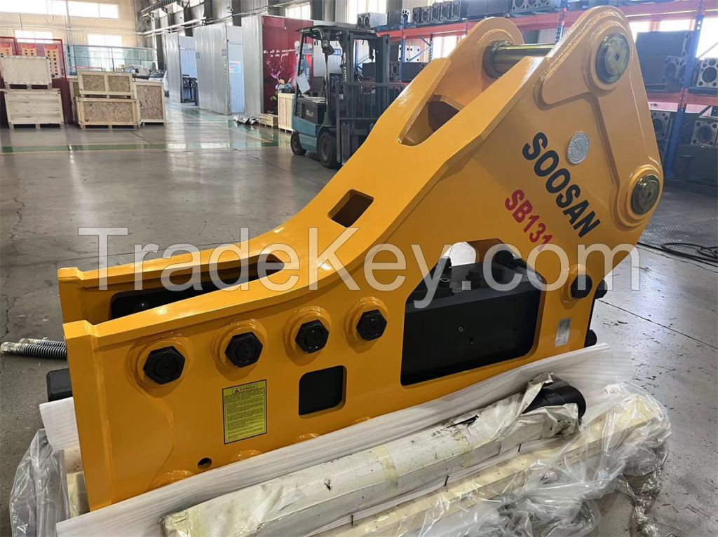30-45 Ton Large Excavator Hydraulic Demolition Hammer SB131  Breaker 165mm Chisel for Sale