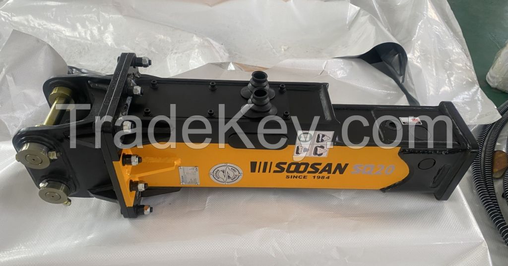 Mini Hydraulic Rock Breaker SQ20 Box New Product Sale CE Doosan Excavator Breaker Price