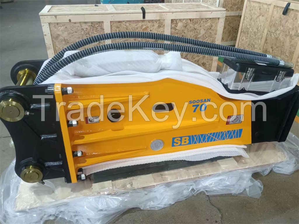 Hydraulic Rock Jack Hammer Good Quality Factory Price Soosan SB70 Hydraulic Breaker For 16-21 Tons Excavator